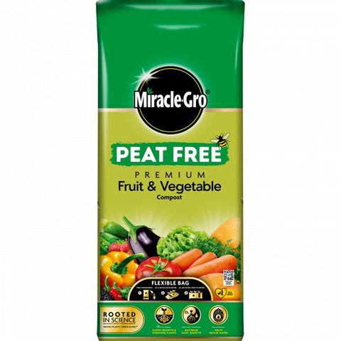 Miracle-Gro Premium Peat Free Fruit and Veg Compost 42L
