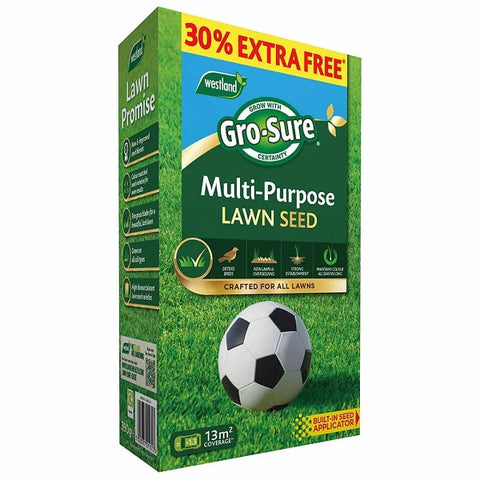 Gro-Sure Multi Purpose Lawn Seed 10m2 + 30% FREE