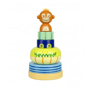 Orange Tree Jungle Animals Stacking Ring
