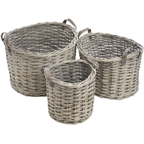 Basket Round Wicker Storage