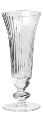 Ribbed Glass Flute