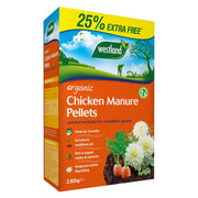 Fertilisers - Chicken Manure Pellets Organic 2.25kg + 25%