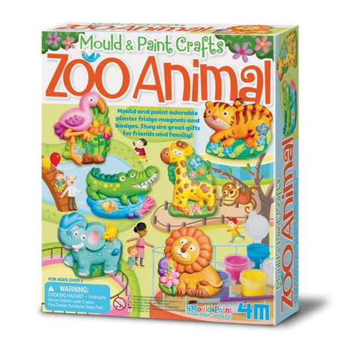 4M Mould & Paint - Zoo Animal